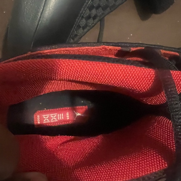 Black and Red Performance Sneakers with Mesh Design Retro 15 Countdown Pack - Picture 8 of 11